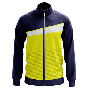 แจ็กเก็ตกีฬาฤดูหนาวแบบสลิมฟิตของผู้ชายตกแต่งด้วยลวดลายคอตั้งผ้าใบ - Product Image 1