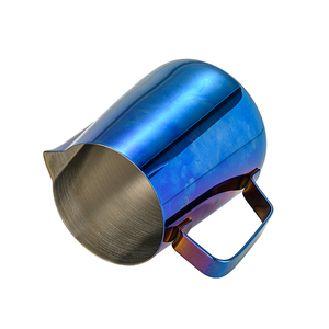 <span class=keywords><strong>Pot</strong></span> à café de 600ml en acier inoxydable, Art décoratif, 1 pièce, Mini pichet à <span class=keywords><strong>lait</strong></span> <span class=keywords><strong>Barista</strong></span>, cuisson à la vapeur - Product Image 3