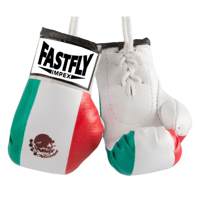 PU guante de boxeo Mini guante de boxeo llavero de logotipo personalizado