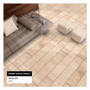 ASIANO Nouvelles carreaux de porcelaine de luxe chinois de qualité supérieure, aspect bois, 200x1200mm, 10mm d'épaisseur, avec garantie de plus de 5 ans pour bureaux et centres commerciaux - Product Image 1