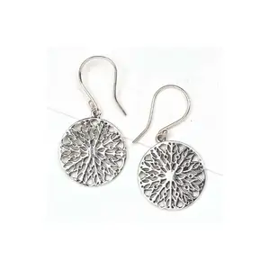 Handcrafted Fashion New Luxury Design 92.5 Sterling Silver Dangler Earrings for Women Jewelry Gifts Wedding Christmas Party
