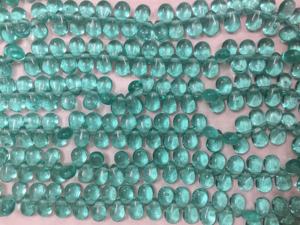 Cuentas de cristal de melón azul cielo hechas a mano para cristal de Murano y tiendas de cuentas - Product Image 5