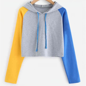 Corp top 2021 nuevos productos impreso personalizado nuevo comercio mujer sudaderas con y sin capucha sudadera - Product Image 4