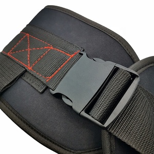 Ceintures d'immersion d'haltérophilie en EVA de 8 pouces de large avec chaîne pour tractions Ceinture d'exercice de fitness confortable en nylon d'haltérophilie - Product Image 3