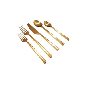 Low Price Steel Metal Flatware Set for luxury Restaurants Hotels Home Dining Table cutlery Manufacturer and Exporter