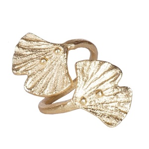 Anneau de serviette décoratif en métal pour table, support de serviette de table, accessoire de fête, anneau de serviette en tissu - Product Image 3