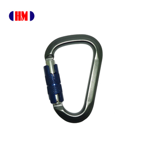 26kN HMS Shape Quicklock Rescue Rock Climbing Aluminum Carabiner for outdoor sports - Product Image 1
