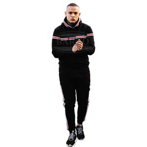 Chándal sólido con capucha para hombre con logotipo personalizado OEM ropa deportiva ajuste regular gimnasio cómodo tallas grandes alta calidad fábrica buen precio - Product Image 5