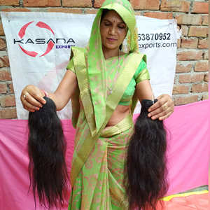 Venta al por mayor de pelucas de trama de pelo indio peruano recto virgen cutícula alineada negro estilos de las mujeres Natural Super Wave Genius Curl - Product Image 4