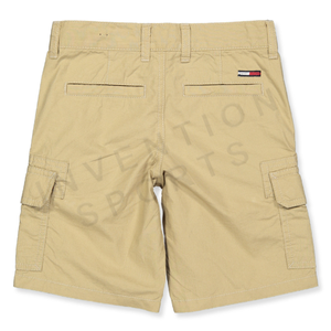 Pantalones cortos cargo más vendidos para hombres Multi bolsillo logotipo personalizado Casual Color clásico botón cintura pantalones cortos cargo a los mejores precios - Product Image 3