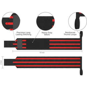 Fitness Weight Lifting Wrist Wraps - <b>Brace</b> for Lifting - Product Image 2