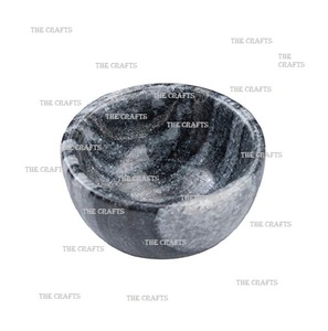 Atractivo Tazón Decorativo de Mármol Pulido y Ecológico para Servir Chocolate, Aperitivos y Frutas - Product Image 6