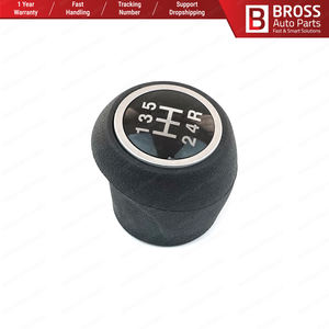 BSP984-palanca de cambios Manual de 5 velocidades para coche, perilla de palanca, cabeza de estilismo, color negro cromado, 55348538 - Product Image 3