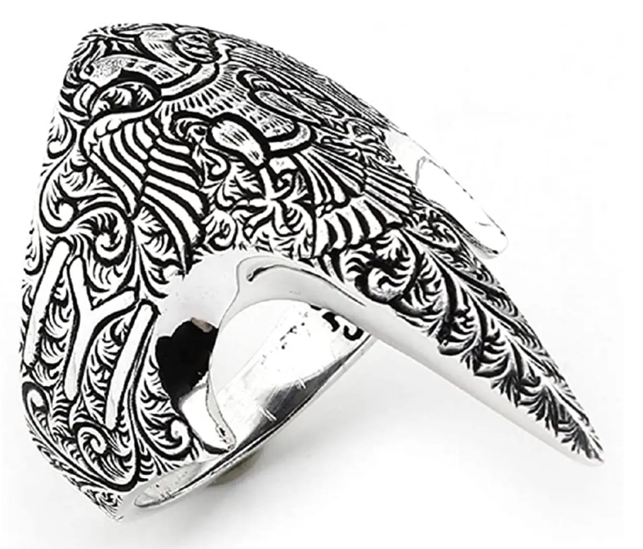 Turkish Jewelry KayI Zihgir IYI Eagle Men's Thumb RING Adjustable Size Cheap Wholesaler Factory Price