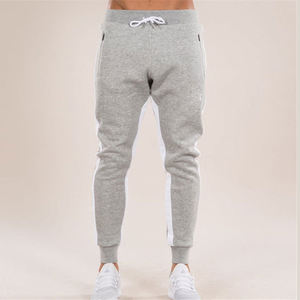 Men's <b>Slim</b> <b>Fit</b> High Waist Elastic Gym Jogging Sweatpants Cotton Training Sweatpants Dark Fashionable Muscle <b>Work</b> Plain Dyed - Product Image 2