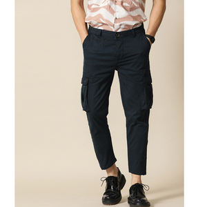 กางเกงผ้านุ่มสำหรับผู้ชายทรงสลิมฟิตกางเกงคาร์โก้ขนาดใหญ่ออกแบบได้ตามต้องการ - Product Image 2