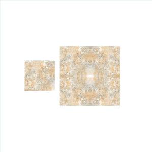 40x40cm กระเบื้องปูพื้นเซรามิกสีเหลืองอ่อนได้รับการออกแบบ - Product Image 3