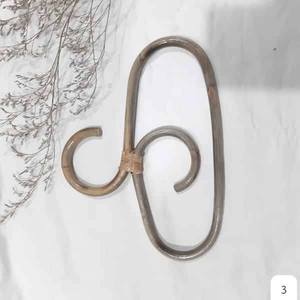 Custom <b>Handmade</b> Natural Rattan <b>Clothes</b> Hanger Woven Garment Hanger for Wardrobe Closet Clothing Storage Home Organization - Product Image 5