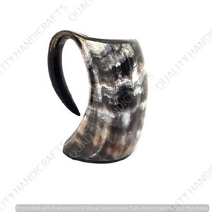 Taza de chupito para beber con cuerno de búfalo doméstico de 18oz, superventas, taza de cuerno vikingo artesanal de calidad para fiesta directa de fábrica - Product Image 1