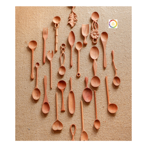 <b>Wooden</b> <b>Heart</b> Spoon and Other Shapes - Honey Spoon - Tea Spoon From Vietnam - Product Image 3
