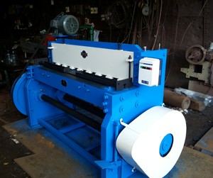 Máquina de corte de hoja de cizalla con manivela motorizada, mecánica, corte de metal, corte de acero, India - Product Image 4