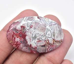 Meilleur modèle de Cabochon de pierres précieuses d'agate de dentelle de fantaisie mexicaine, Lot de vente en gros - Product Image 6