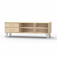Mueble de TV Contemporáneo de Alta Calidad Furnizone, Fabricado con Tablero de Partículas/Chipboard, con Almacenamiento, Muebles para Sala de Estar, Penang, Malasia