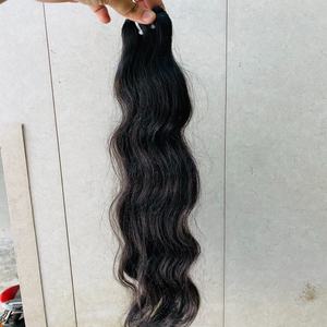 Extensiones de Cabello Remy Virgen Doble Trama con Micro-enlace al por Mayor de la India 100% - Product Image 1