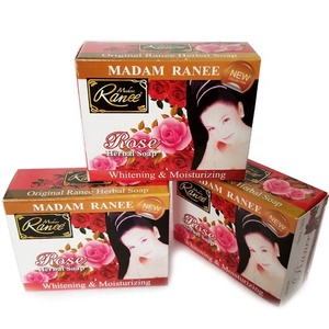 Savon artisanal à la rose de Madame Ranee, formule originale, blanchissant, antiseptique, hydratant, pour le visage et le corps, tous types de peau - Product Image 2