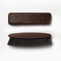 Usine en gros de haute qualité ovale en bois doux crin chaussure peinture brosse pour les Applications de peinture
