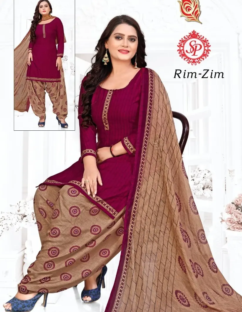 Schönes Kleidungs material Leon Creap Salwar und Patiyala Dani Chiffon Dupatta Kaufen Sie Patiyala Salwar Anzug Kurtis für Frauen Indien