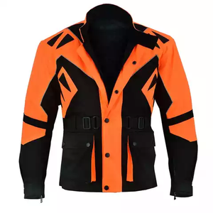 High Quality Men and Women's Motorbike Jacket with Front Logo Placement - Product Image 2