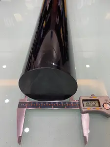 Barra redonda de plástico negro puro, Superfina, diámetro de 1,5mm, 2mm, 3mm, 4mm, 5mm
