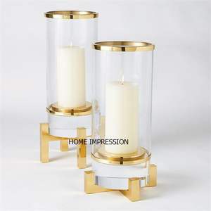 Porte-bougie d'urgence, en métal et verre, 1 pièce - Product Image 2