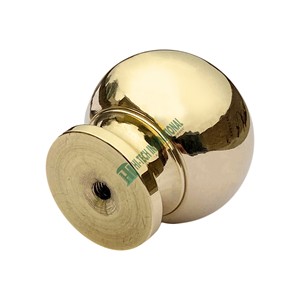 Brass Ball Cupboard Knobs <b>Small</b> Handmade Solid Cabinet Pull Custom Bulk India Manufacturer Gold Polished Metal <b>Drawer</b> Knob - Product Image 4