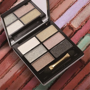 Nueva paleta de sombras de ojos coreana personalizable Brillo DE ALTO pigmento <span class=keywords><strong>6</strong></span> colores para forma de polvo de tono de piel oscura-Etiqueta privada OEM ODM - Product Image 5