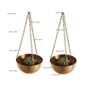 ชุดกระถางต้นไม้เหล็กแขวนผนังทรงกลมสำหรับใช้ในร่มและกลางแจ้ง3ชุด - Product Image 5