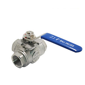 Katup Bola Manual COVNA <span class=keywords><strong>1.5</strong></span> Inci 3 Jalur Torsi Rendah Bahan Stainless Steel dengan Gagang Pengunci - Product Image 6