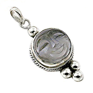 จี้เงินคริสตัลทำด้วยมือของผู้หญิงคริสตัลอัญมณีธรรมชาติพร้อมคริสตัลบำบัดมีเสน่ห์เฉพาะประเภทผลิตภัณฑ์ที่ไม่ซ้ำกัน - Product Image 2