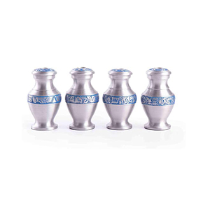 Brass Pewter Engraved Human <b>Ashes</b> or Funeral <b>Keepsake</b> Urns Set of 4 Hot Selling and High Quality on Hot Sale - Product Image 1