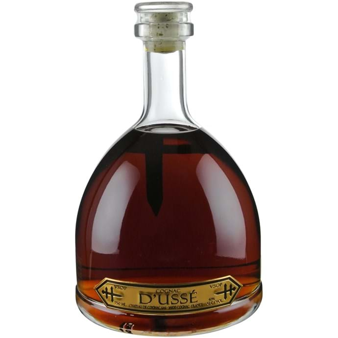 D'usse Vsop 75cl Afvallen Brandy 40% Alcohol Gemengd 0 Kg Fles Verpakking Samengestelde Gedestilleerd Fr Met V.s.o.p Label