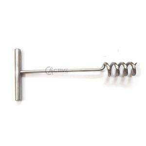 Anneau à vis médical chirurgical Doyen Myoma/poignée en 'T' 17cm Instruments chirurgicaux de gynécologie en acier inoxydable autoclavable - Product Image 4