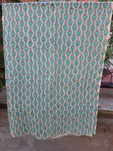 New Designer Hand Woven Cotton <b>Scarf</b> With Floral Design for Women Winter, Colorful Woven Winter Evening Wear & Neck Wrap <b>Scarves</b> - Product Image 2