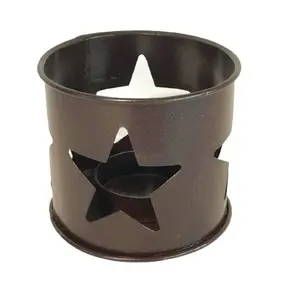 โลหะดาวออกแบบ VOTIVE T-LIGHT ผู้ถือโลหะที่มีคุณภาพสูงการออกแบบใหม่คริสมาสต์เชิงเทียนแก้บน - Product Image 1