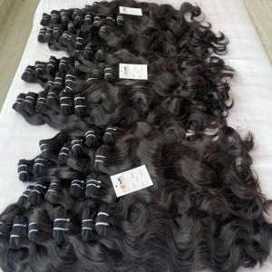 Cabello brasileño de visón sin procesar alineado con cutícula 100%, paquete de cabello rubio humano virgen indio crudo con onda frontal 13*6 HD - Product Image 6