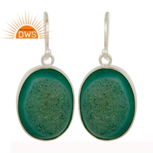 Visbella — boucles d'oreilles pendantes en argent Sterling 925, ensemble de bijoux en zircon vert naturel, pierres précieuses, vente en gros - Product Image 1