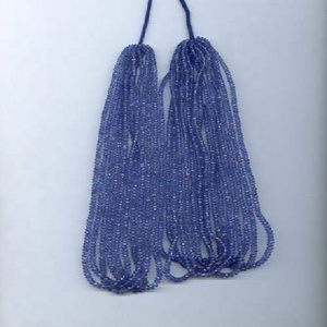Perles facettées en Tanzanite naturelle, pierres semi-précieuses bleues pour la fabrication de bijoux, lots en gros, fournitures de bijoux faits à la main - Product Image 1