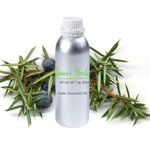 100% Pure Cade Aceite esencial Juniperus Oxycedrus Aceite de alquitrán de madera para cabello y piel Proveedor a granel con etiqueta privada en India - Product Image 1