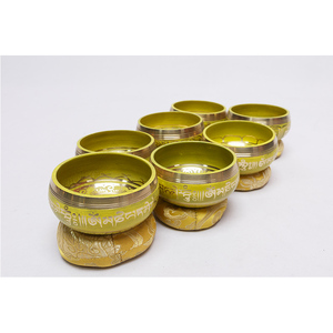 Juego de cuencos tibetanos hechos a mano, gran sonido de alquimia, artesanía de Metal de bronce, Incluye caja de mazo curativo de meditación tradicional - Product Image 5