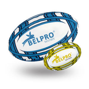 Ballon de Rugby Imprimé Personnalisé Vintage Cuir PU Livraison Gratuite Promotion Taille 5 #4 #3 # pour Street League Différentes Tailles Disponibles - Product Image 1